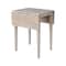 International Concepts Rectangle Small Dropleaf Table, Washed Gray Taupe, 20.6 W, 36 L, 29 in H, Wood, Washed Gray Taupe T09-2236D - alternate 9